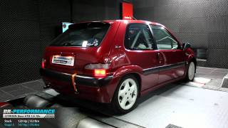 Citroen Saxo VTS 16 16v 120hp  147hp par BRPerformance [upl. by Edas287]