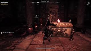 Assassins Creed Odyssey Ancient Stele  Parmenon Tomb Ability Point [upl. by Yaned]