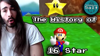 moistcr1tikal reacts to The History of Super Mario 64 16 Star World Records By Summoning Salt [upl. by Ramar]