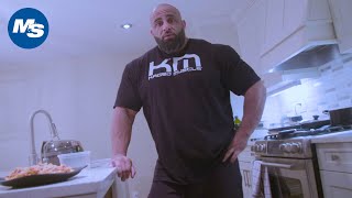 What Bodybuilders Eat for Lunch  Fouad Abiads Bodybuilder Bulk Meal [upl. by Enylekcaj]