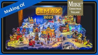 Lemax Christmas Village 2023  The Making Of Santas Wonderland [upl. by Haidabo]