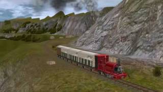 Trainz Skarloey on the Skarloey Railway Route [upl. by Sairtemed]