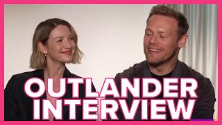 NEW OUTLANDER INTERVIEW • Sam Heughan amp Caitriona Balfe [upl. by Nichy]