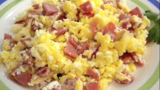 HUEVOS REVUELTOS CON SALCHICHA  Receta Facil [upl. by Miriam]