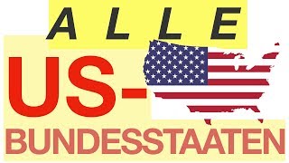 All US states  Alle US Bundesstaaten [upl. by Watkin106]