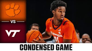 Clemson vs Virginia Tech Condensed Game  202324 ACC Men’s Basketball [upl. by Theurich704]