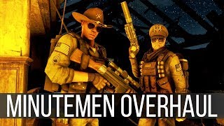 Militarized Minutemen  A Mod to Transform Fallout 4s Weakest Faction [upl. by Tigdirb]