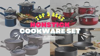 Top 5 Best Induction Cookware Set Review  Best Nonstick Cookware Sets 2024 [upl. by Yvel]