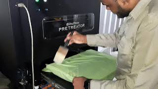 DTG Printing Process  DTG India  Digitech Fabrica  Pretreatment Machine  DTG Printer [upl. by Ahsiled146]