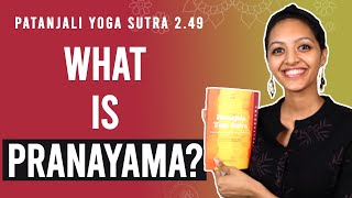 Patanjali Yoga Sutra 249  What Is Pranayama  Yoga Teacher Training  Anvita Dixit [upl. by Licko]