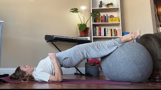 Yoga Ball Hamstring Curls [upl. by Ettenig]