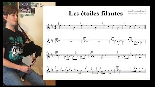 Les étoiles filantes Les Cowboys Fringants bagpipes tutorial [upl. by Notxarb]