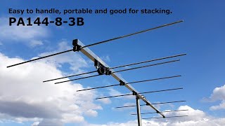 PA14483B Ham Radio antenna for 2 meter band 144  146 MHz [upl. by Tiram]