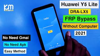 Huawei Y5 Lite DRALX5 FRP Bypass  Google Account Remove Huawei DRALX5  Huawei Y5 Lite FRP 2021 [upl. by Annid590]