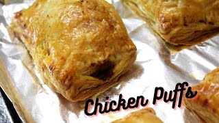 Chicken Puffs Kerala Recipe  Easy Puffs Recipe [upl. by Lovich]