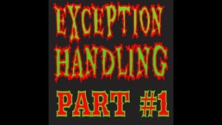 Exception Handling in Java  part 1 [upl. by Bennet369]