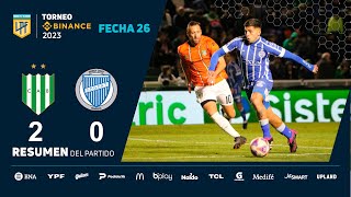 TorneoBinance 2023  Fecha 26  resumen de Banfield  Godoy Cruz [upl. by Debbra127]