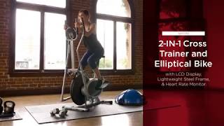 SKY1733 Elliptical Bike 2 IN 1 Cross Trainer Exercise Machine [upl. by Ecnarrot37]