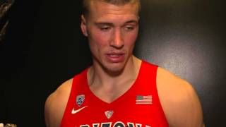 Kaleb Tarczewski Postgame Colorado [upl. by Laenahtan138]