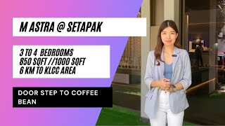 M Astra  Setapak【Showroom Tour】 894sqft  3 Beds 2 Baths  Melodii Channel [upl. by Aroled]