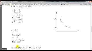 polytropic process part 2 [upl. by Sremlahc]