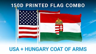 150D USA Hungary Coat of Arms Combo Video [upl. by Saltzman209]