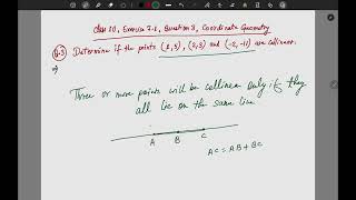 Determine if the points 1 5  2 3 and 2 11 are collinear  Class 10 Ex 71 Q3 Coordinate [upl. by Saerdna]