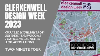 Twominute tour Clerkenwell Design Week 2023 [upl. by Siravrat]