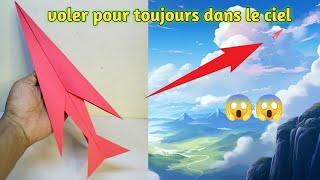 Comment plier un avion en papier pour voler éternellement sans tomber le dernier record du monde [upl. by Hutson]