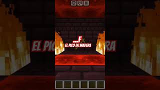 El pico de madera Minecraft [upl. by Ylerebmik566]