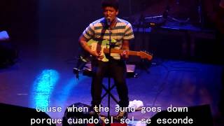 Bruno Mars  Talking To The Moonsub ingles español en vivo [upl. by Fahy]