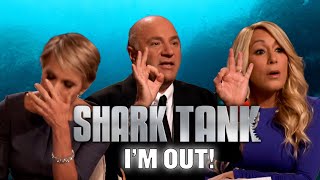 Top 3 Times The Sharks Said quotIm Outquot  Shark Tank US  Shark Tank Global [upl. by Nebe]