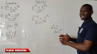 Laws of indices with solved examples maths indices index [upl. by Etnuahs]