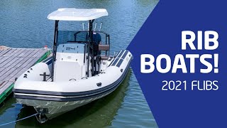 All New Rib BoatsTenders and Dinghies  Flibs 2021 Chit Show [upl. by Hamnet]