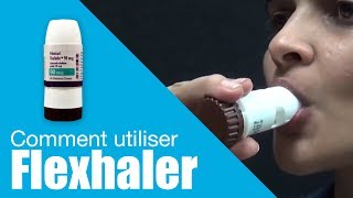 Comment utiliser Flexhaler in French [upl. by Aremus]