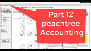 how to maintain customers on peachtree lesson 12 [upl. by Riek]