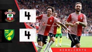 HIGHLIGHTS Southampton 44 Norwich City  Championship [upl. by Nyvlem581]