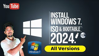 How to Install Windows 7  Download Win 7 ISO File with All Versions Create Bootable USB  Hindi [upl. by Arriec]