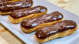 LES ÉCLAIRS AU CHOCOLAT 🍫 Tous les conseils pour réussir la pâte à choux👌 Deli Cuisine [upl. by Nitin]