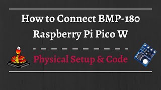 How to Connect BMP180 to Raspberry Pi Pico W Get Pressure Temperature and Altitude Values [upl. by Holihs]