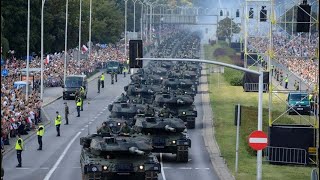 Найбільший військовий парад в історії ПольщіPoland celebrates Armed Forces Day with military parade [upl. by Ztnaj]