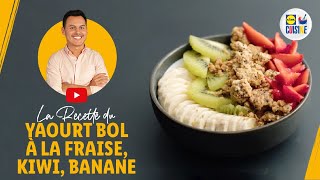 Yaourt bol à la fraise kiwi banane et granola maison 🍓  Lidl Cuisine [upl. by Noe]