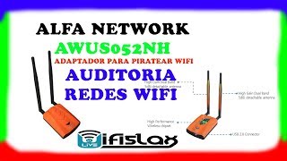 ANTENA WIFI USB LARGO ALCANCE PARA AUDITORIA Chipset Ralink RT3572 [upl. by Kerek91]