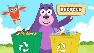 What is recycling  Recycling for children  Learn to recycle  Polly Olly [upl. by Eirok211]