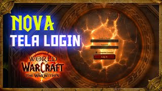 NOVA TELA DE LOGIN THE WAR WITHIN [upl. by Sirdna]