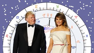 Donald Trump amp Melania Trump Synastry Chart Reading 104 [upl. by Julienne]