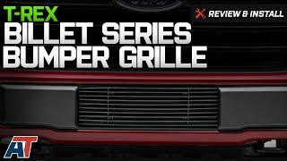 20152016 F150 TREX Billet Series Bumper Grille Review amp Install [upl. by Hootman802]