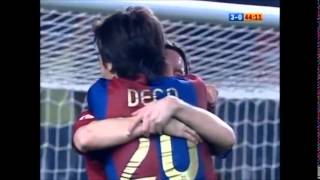 FC Barcelona  Getafe CF 2007 All Goals 52 [upl. by Held]