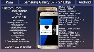 Rom BlackDiamond V2  Android 90  Samsung Galaxy S7S7 Edge [upl. by Giulio181]