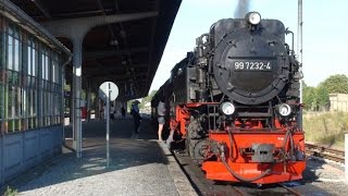 Kurzbesuch bei den Harzer SchmalspurbahnenHarz narrow gauge railways short visit [upl. by Elyl828]